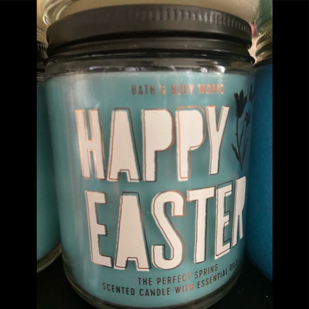 NEW One 1 wick Bath & Body Works THE PERFECT SPRING Scented Candle